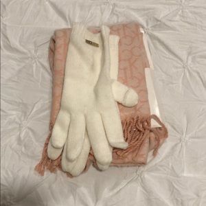 Gloves and scarf